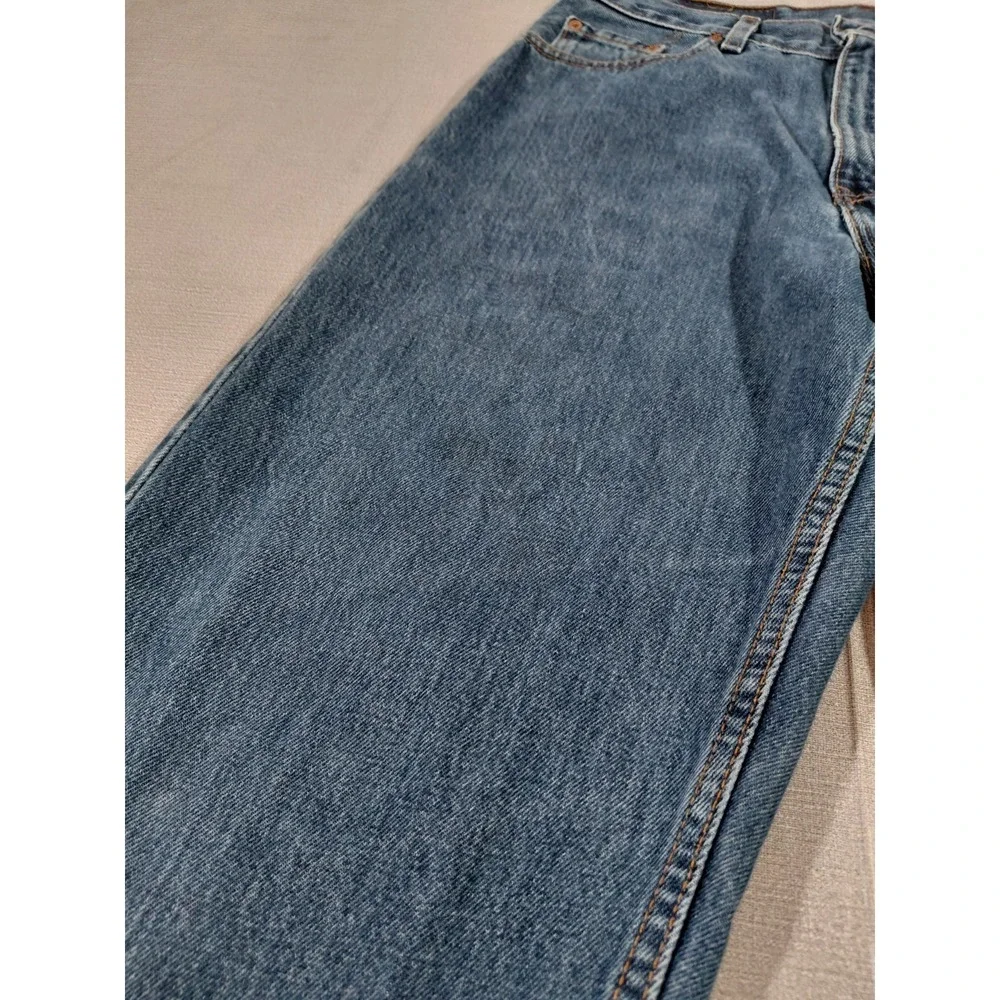 Levi's 560 Loose Fit Straight Leg Jeans Women's 10 Reg S Dark‎ Wash Denim